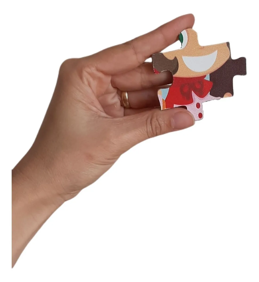 Rompecabezas infantil Los tres cerditos, 15 piezas de madera - Image 2