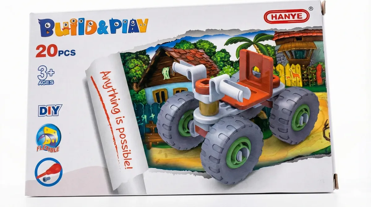 Bloques Para Armar Hanye Construcción Flexibles 20 Pcs