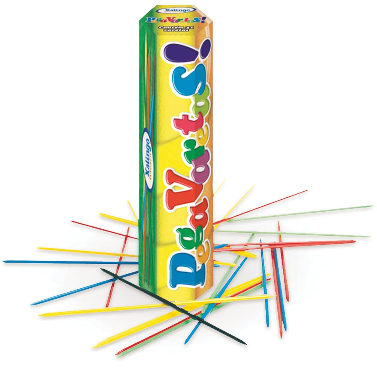 Juego de púas de colores con 31 piezas