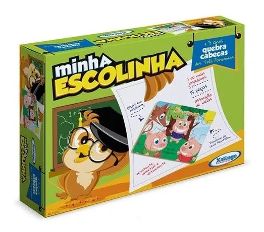 Rompecabezas infantil Los tres cerditos, 15 piezas de madera - Image 3