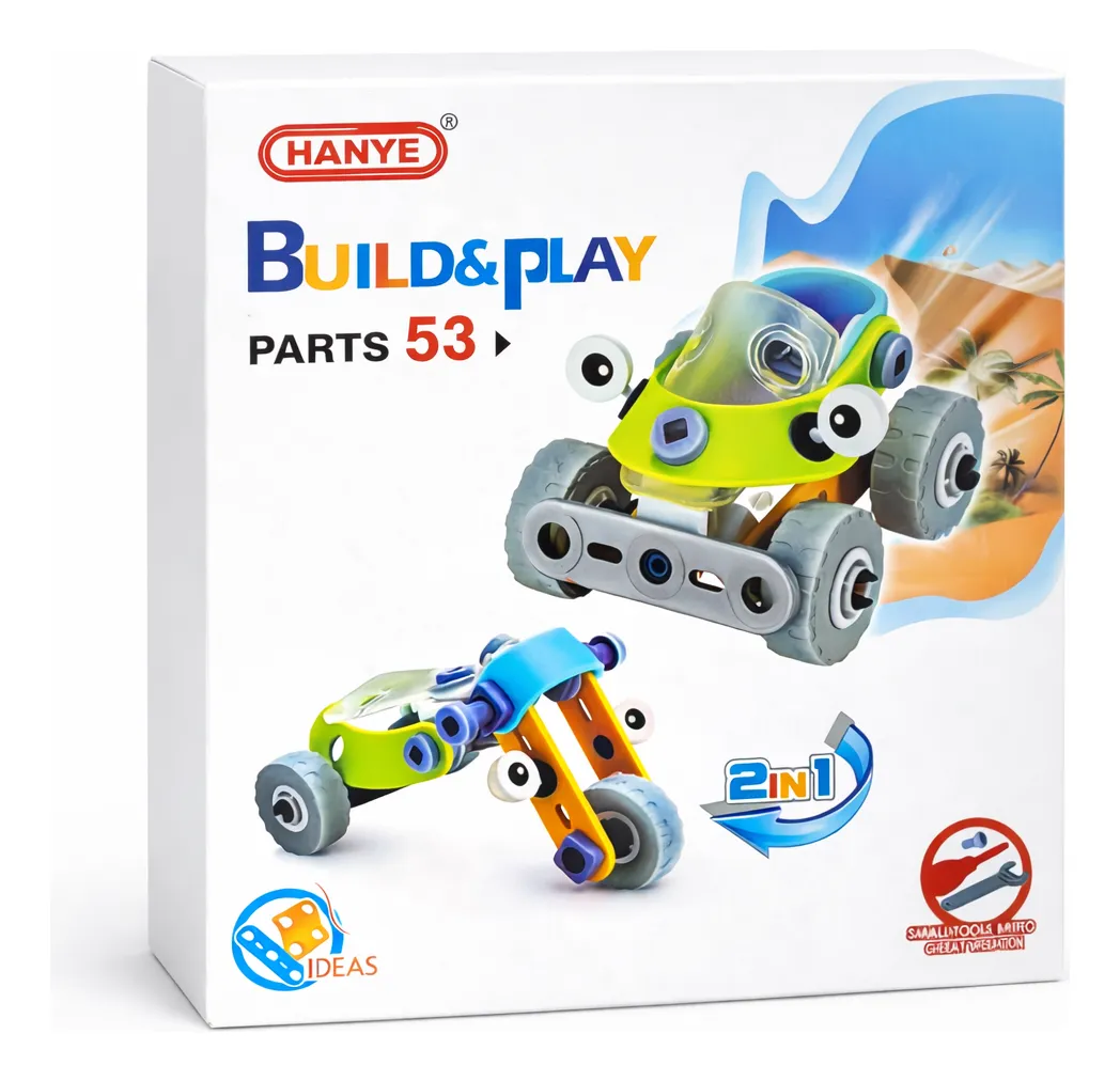 Bloques Hanye Build & Play 53 Piezas Para Armar
